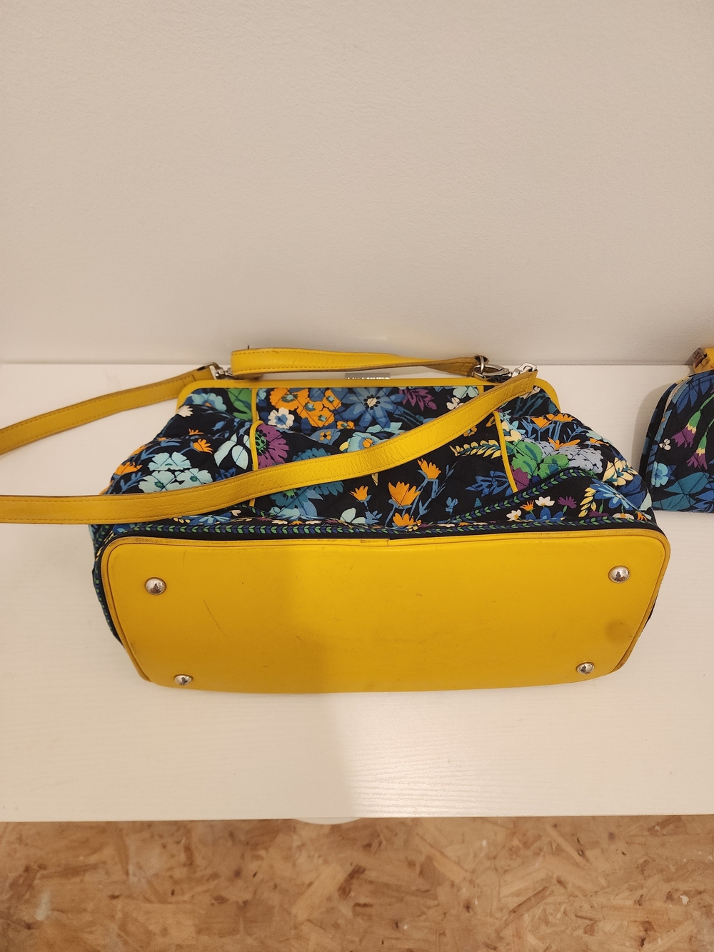 Vera Bradley Midnight Blues Quilted Purse Bag With Matching Wallet Bundle - Picture 8 of 13